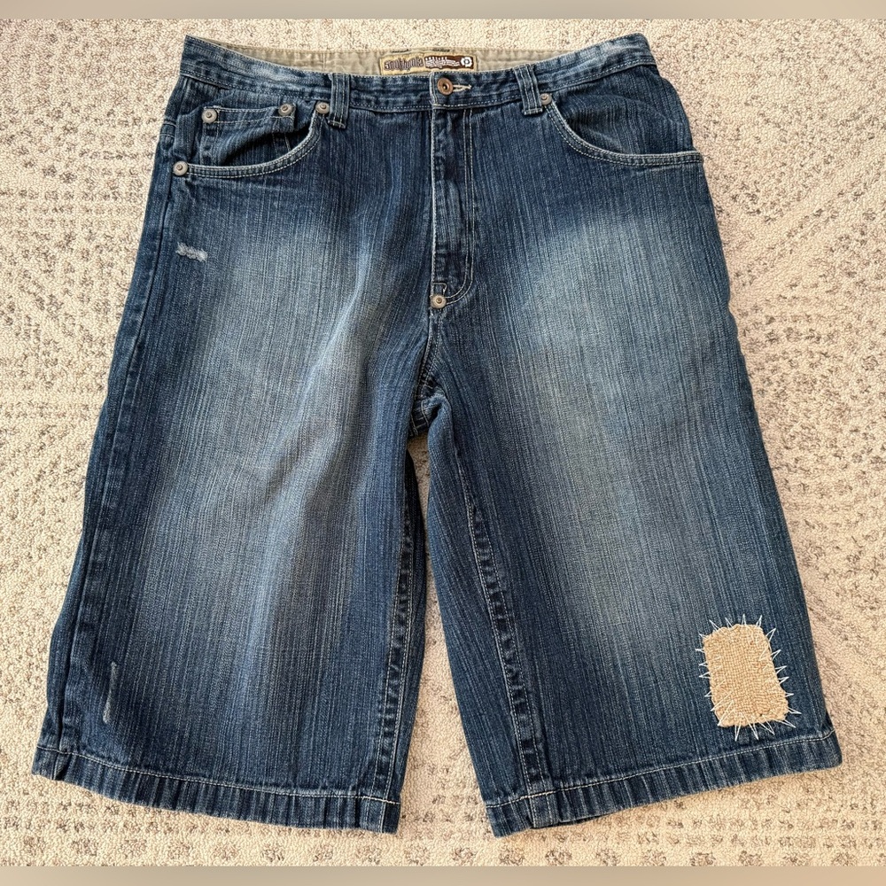 South Pole Denim Shorts Sz 36 - Picture 3 of 8